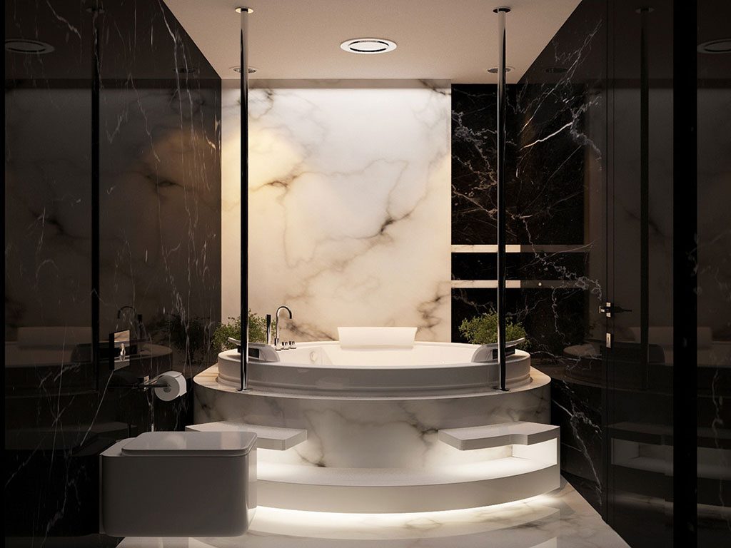 marble bathroom