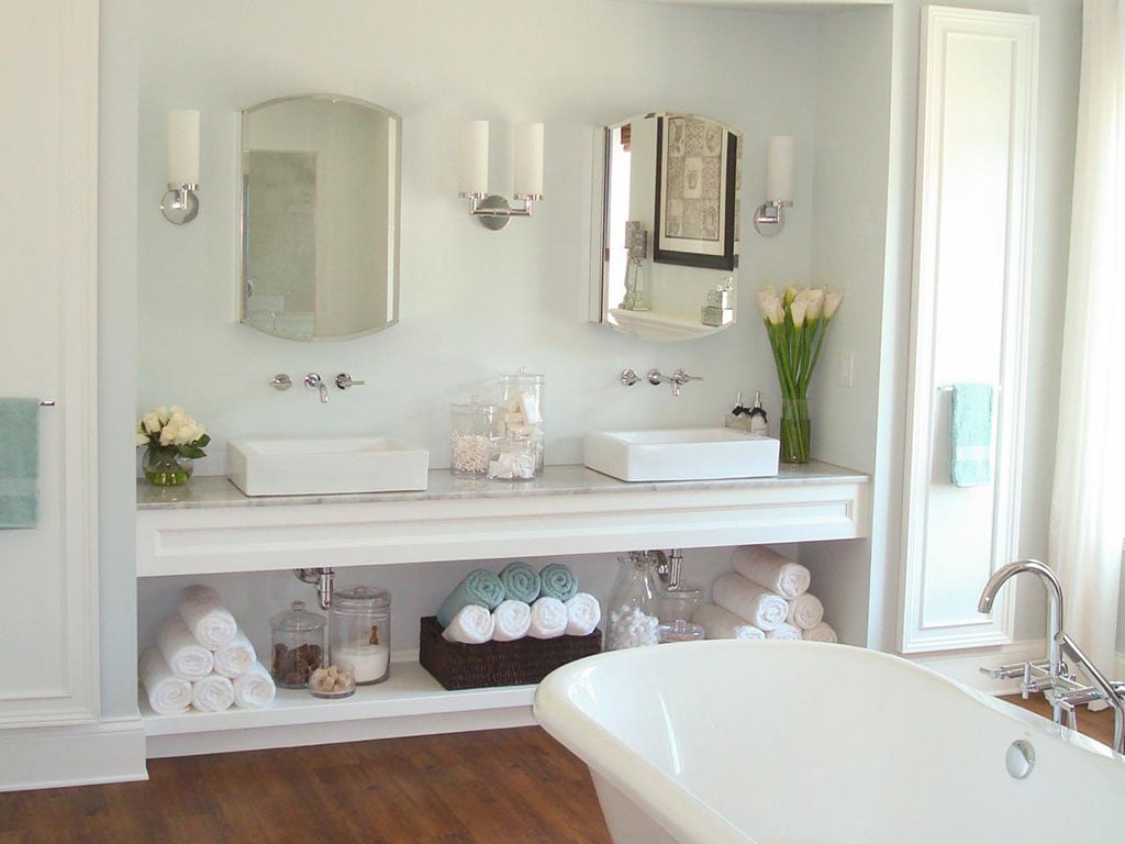 Bathroom Countertop Storage